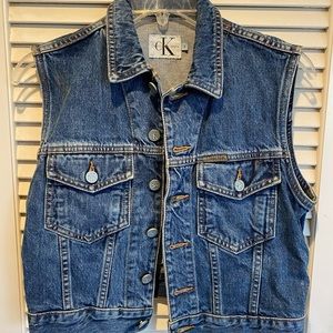 Vintage Calvin Klein denim vest